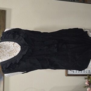 Y2k Millenium Ruffled Lace Sleeveless Blouse Sz 2X